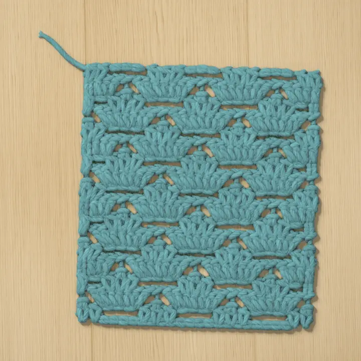 A swatch of arcade stitch.