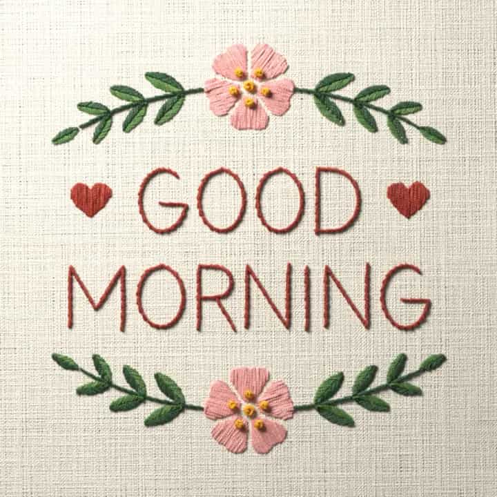 Good morning: preview of the stitched design