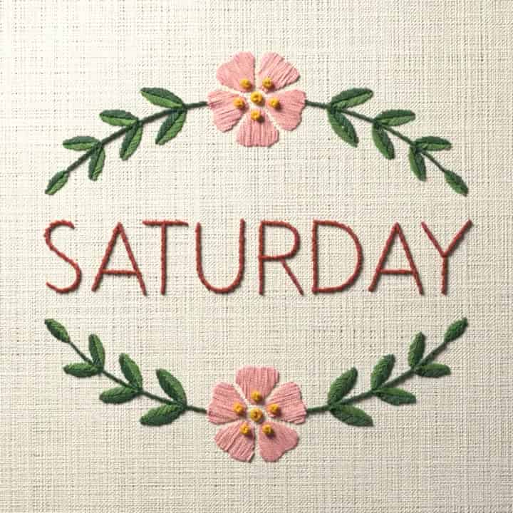 Saturday: preview of the stitched design