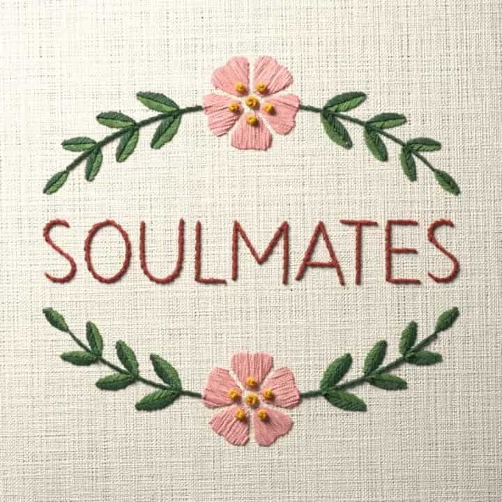 Soulmates: preview of the stitched design