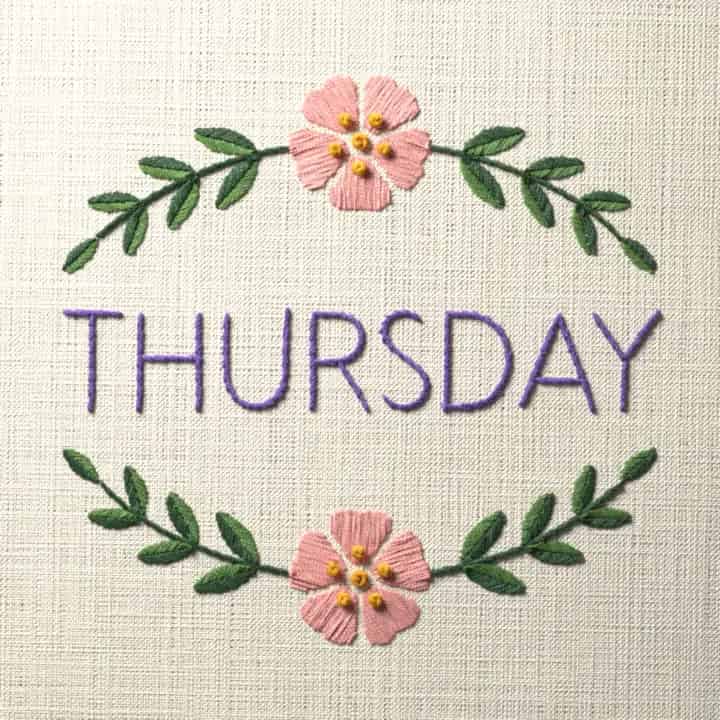 Thursday: preview of the stitched design