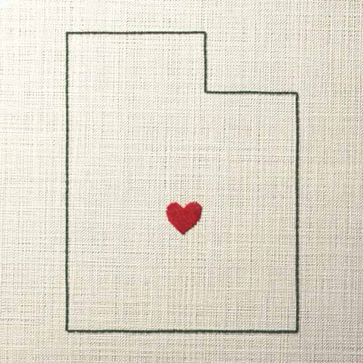 Utah: preview of the stitched design