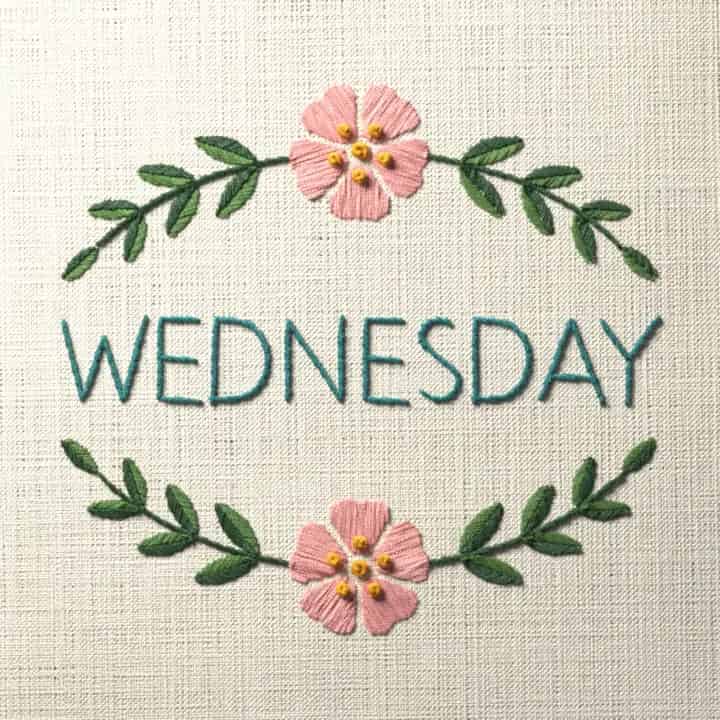Wednesday: preview of the stitched design